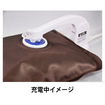 ECO-TANPO充電蓄熱式湯たんぽ　ピンクフリースカバー付の画像