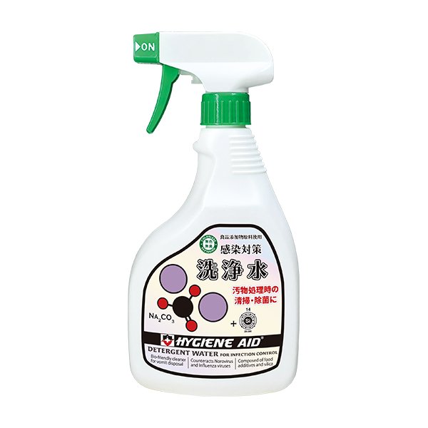 ハイジーンエイド感染対策 『洗浄水』　500mL　スプレー／ペンギン型の画像