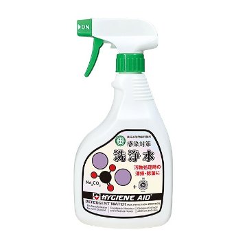 ハイジーンエイド感染対策 『洗浄水』　500mL　スプレー／ペンギン型の画像