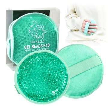 アージェントエイド　Hot & Cold　ジェルビーズパッド　グリーン　２個入の画像