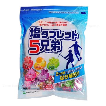 [食品]塩タブレット５兄弟　500g（約185粒）（期限管理品）の画像