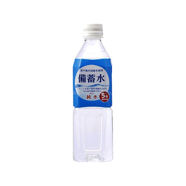 [食品]【5年保存】赤穂の備蓄水　500mL×24本入／1ケース（残期限3年以上品）　※個別送料の画像