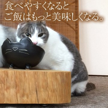 猫さんのごはん台（銀杏）丸太の輪切り1/4カット画像