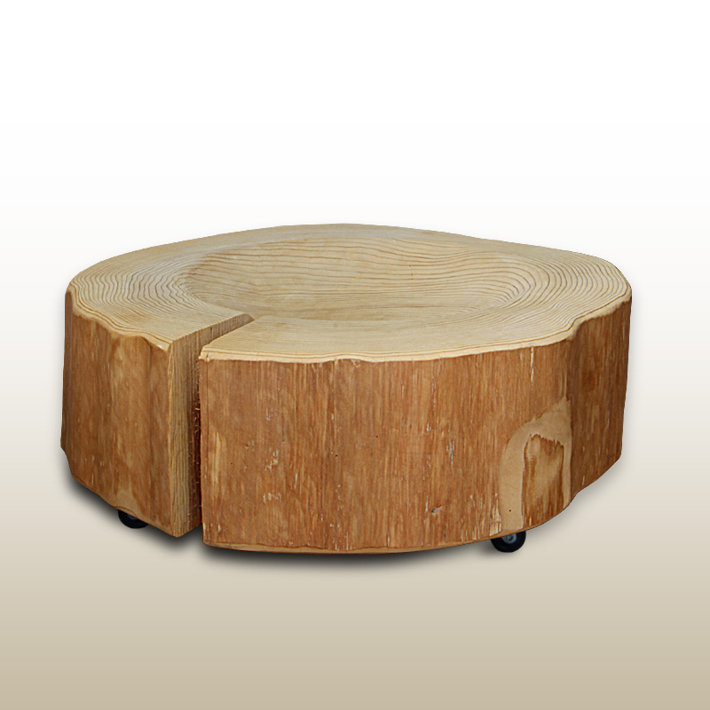 猫さんの丸太ベッド（きりかぶ20）の画像