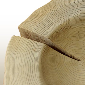 猫さんの丸太ベッド（きりかぶ20）の画像