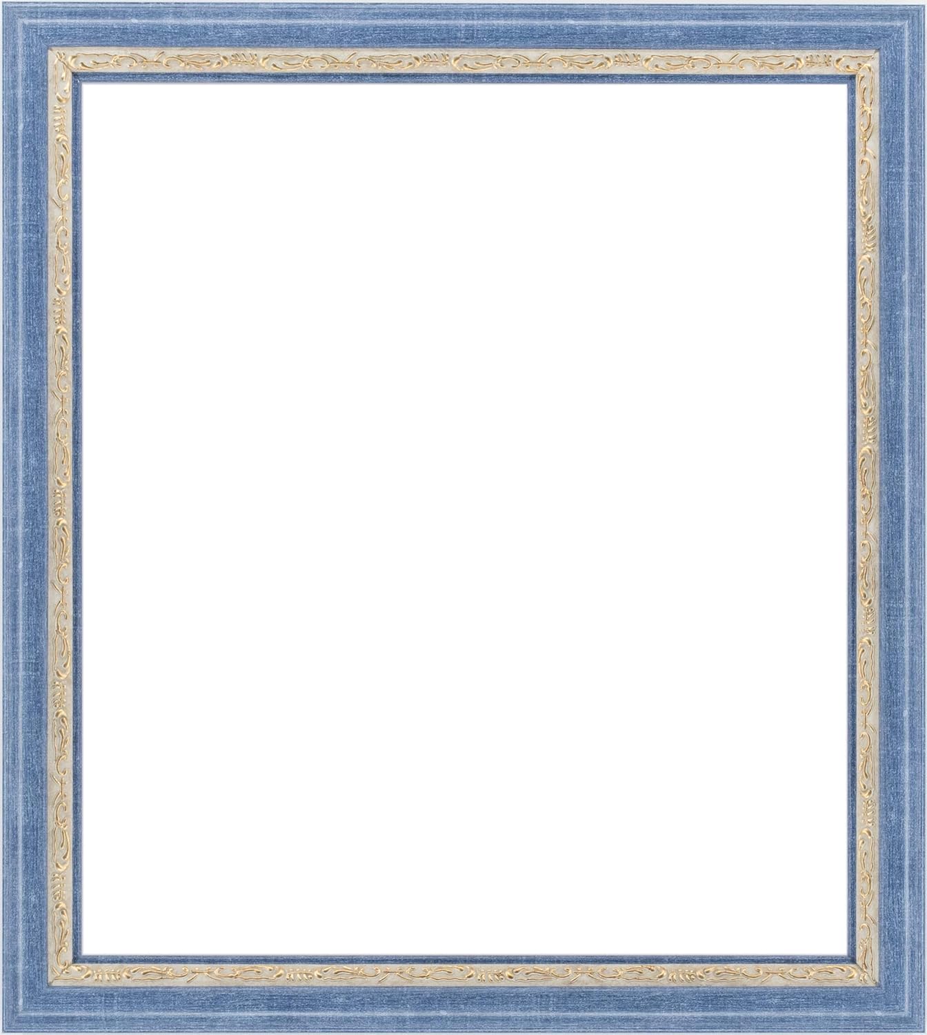 色紙額縁 UVカットアクリル仕様 樹脂製 APS-02 色紙(242×274mm) ブルー 受注生産品の画像
