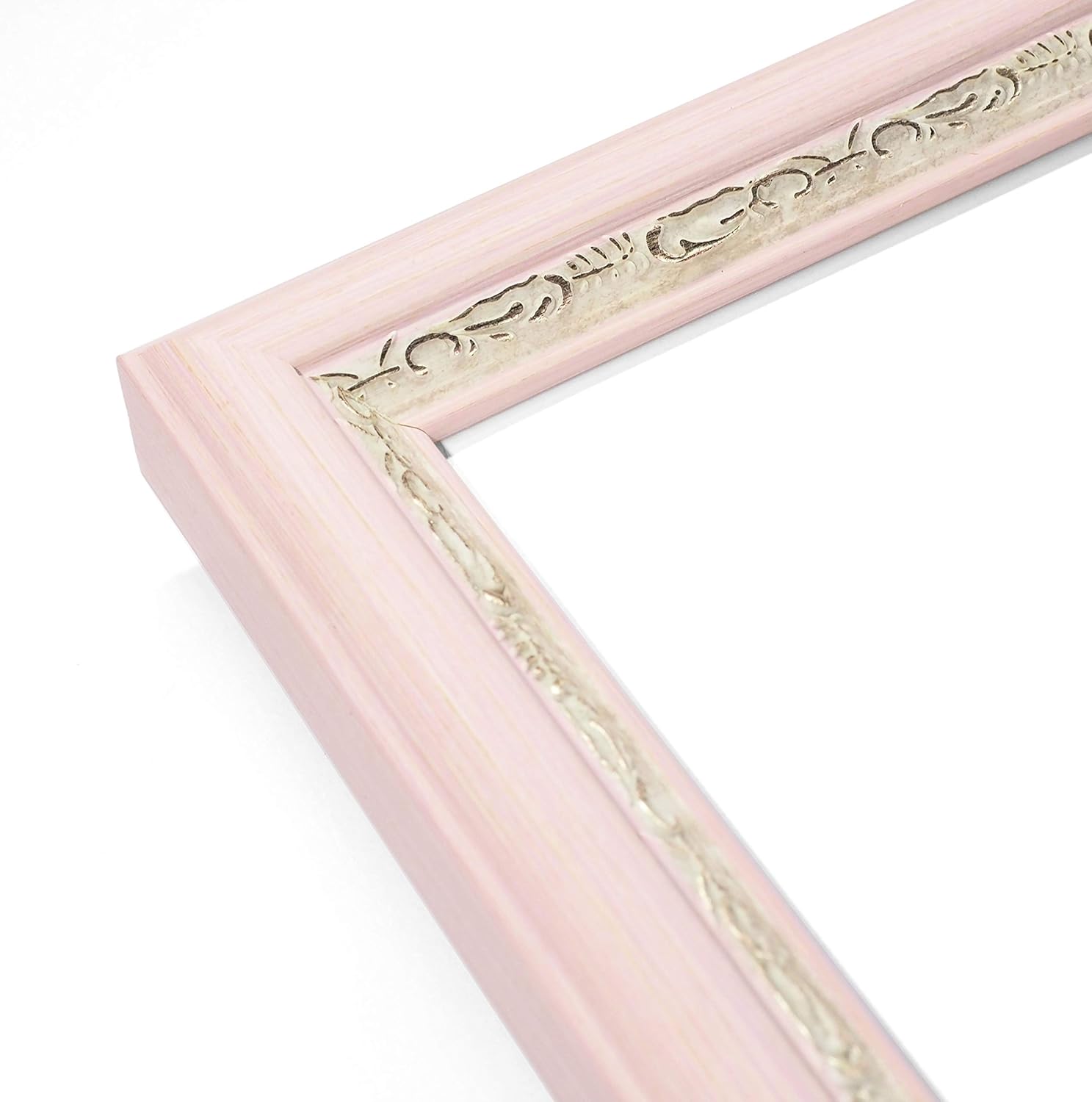 色紙額縁 UVカットアクリル仕様 樹脂製 APS-02 色紙(242×274mm) ピンク 受注生産品の画像
