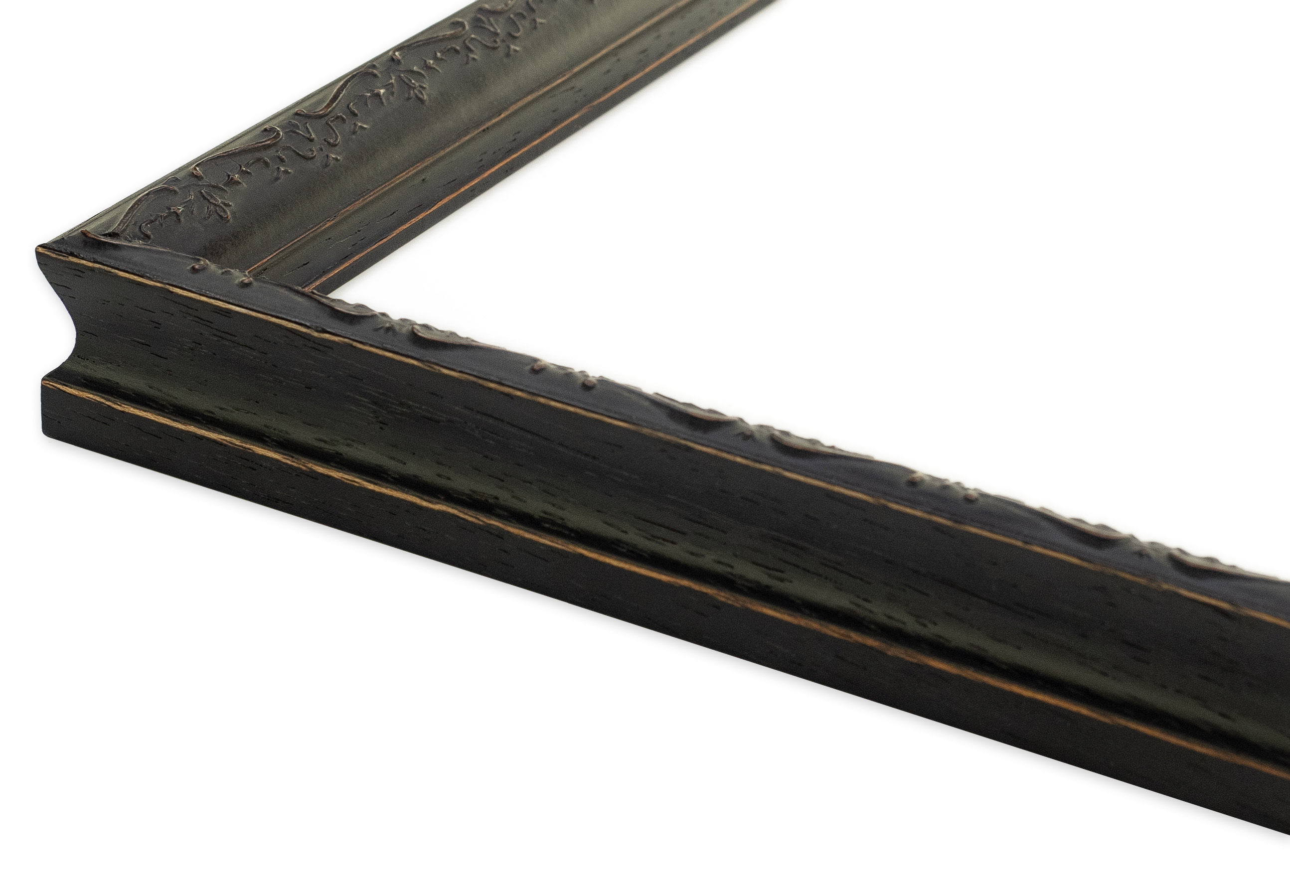 A5用紙額縁 UVカットアクリル仕様 木製 G10174L A5(148×210mm) 黒 受注生産品の画像
