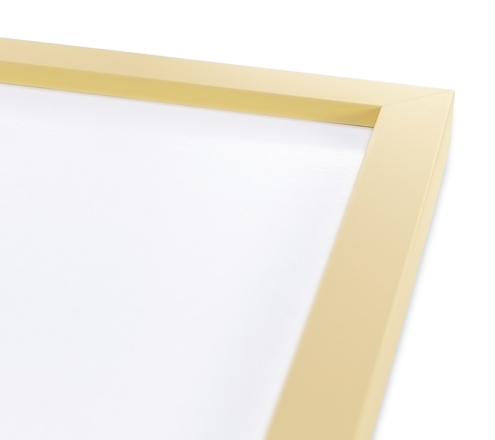 賞状額縁 UVカットアクリル仕様 木製 G1406L 中賞(273×379mm) パステルイエロー 受注生産品の画像