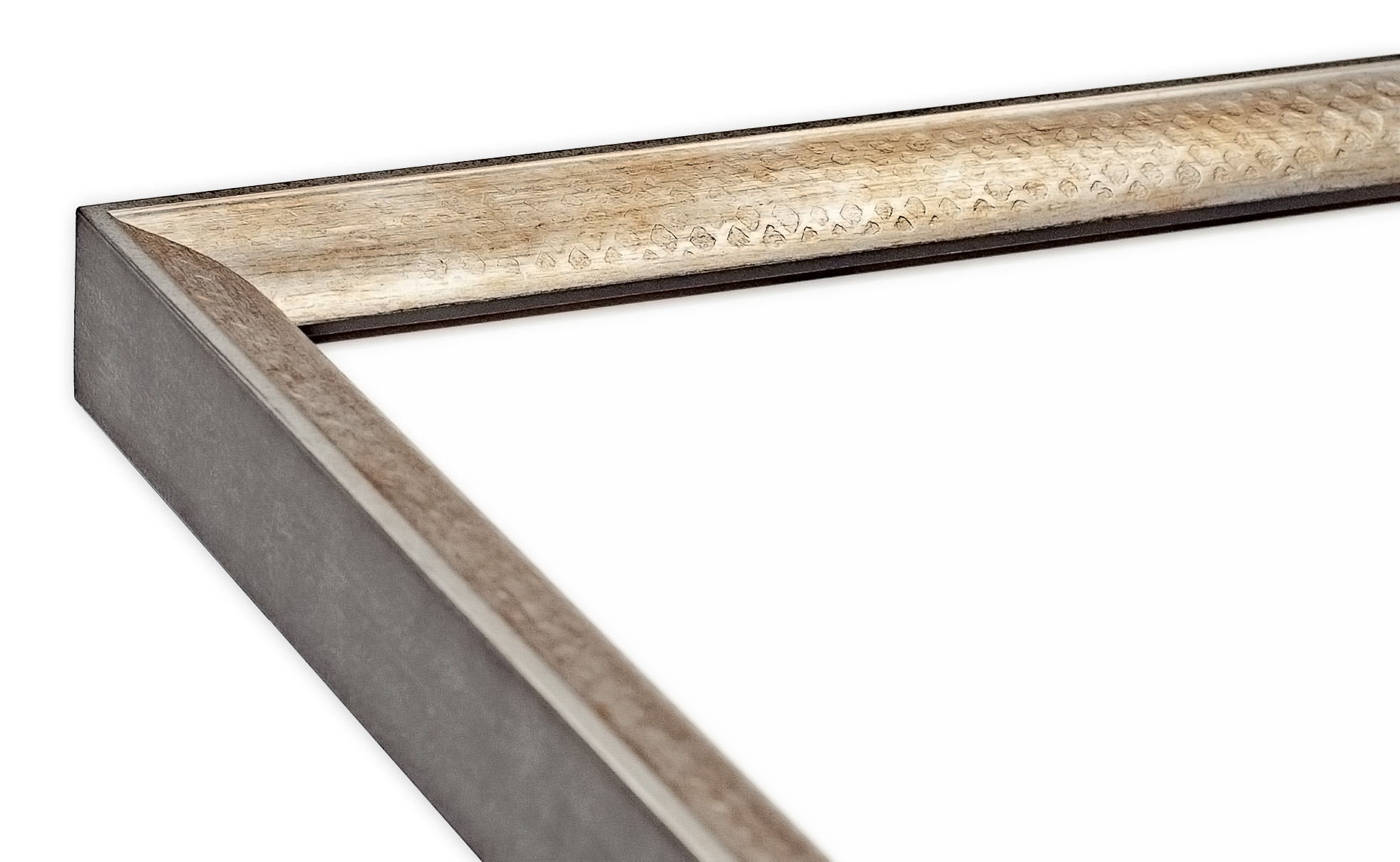 クリアファイルA4額縁 UVカットアクリル仕様 木製 G2679L クリアファイルA4(220×310mm) オールドGシルバー 受注生産品の画像