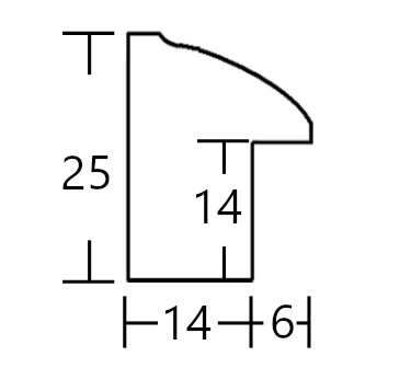 クリアファイルA5額縁 UVカットアクリル仕様 木製 G2679L クリアファイルA5(158×220mm) ダークゴールド 受注生産品の画像