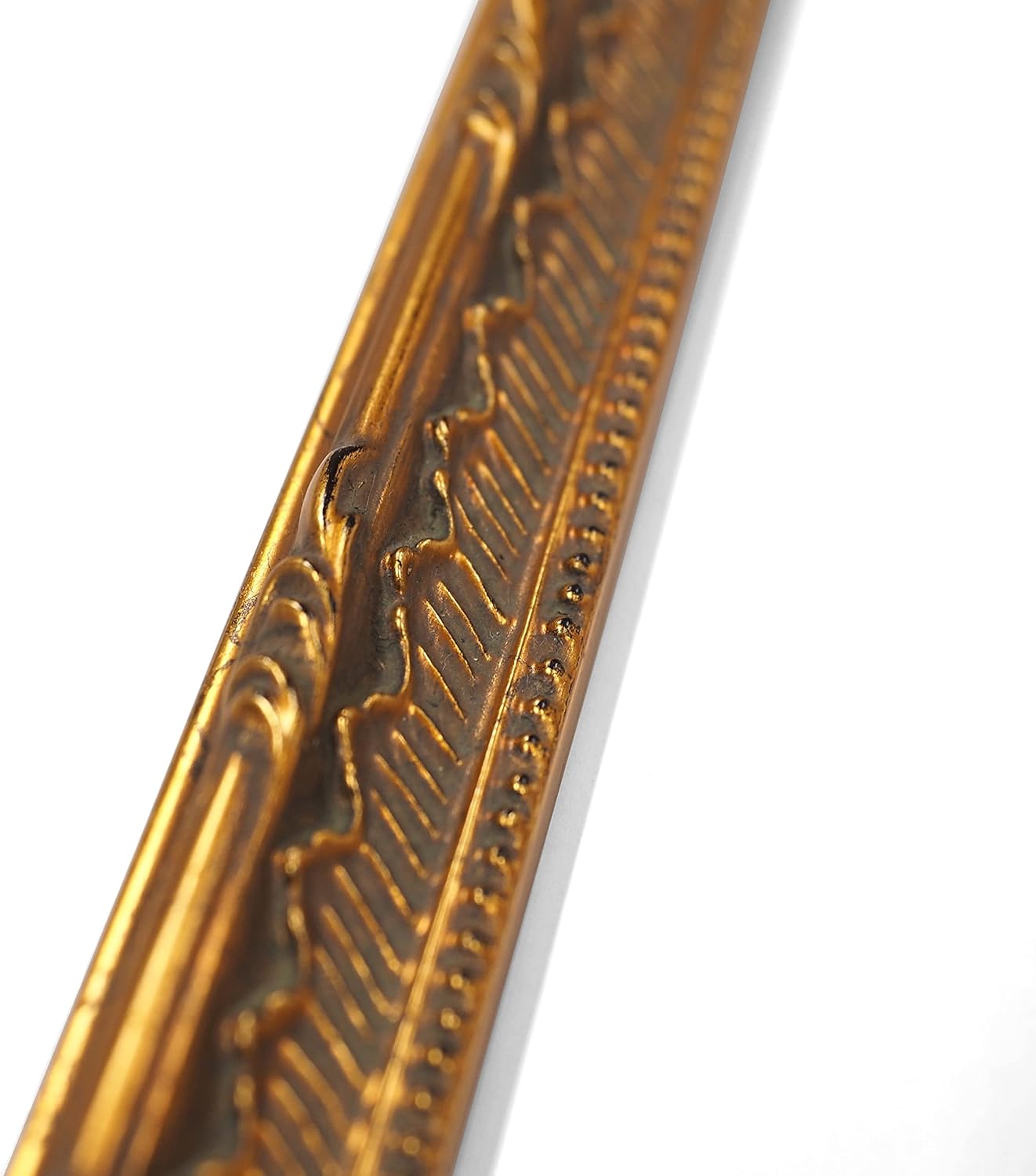 ハーフサイズポスター用フレーム UVカットアクリル仕様 木製 G7901 B3ハーフ(182×515mm) アンティークゴールド 受注生産品の画像
