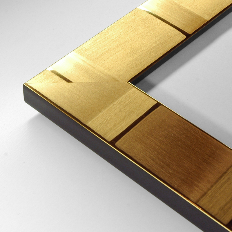 色紙額縁 UVカットアクリル仕様 樹脂製 G8108 色紙(242×274mm) ゴールド 受注生産品の画像