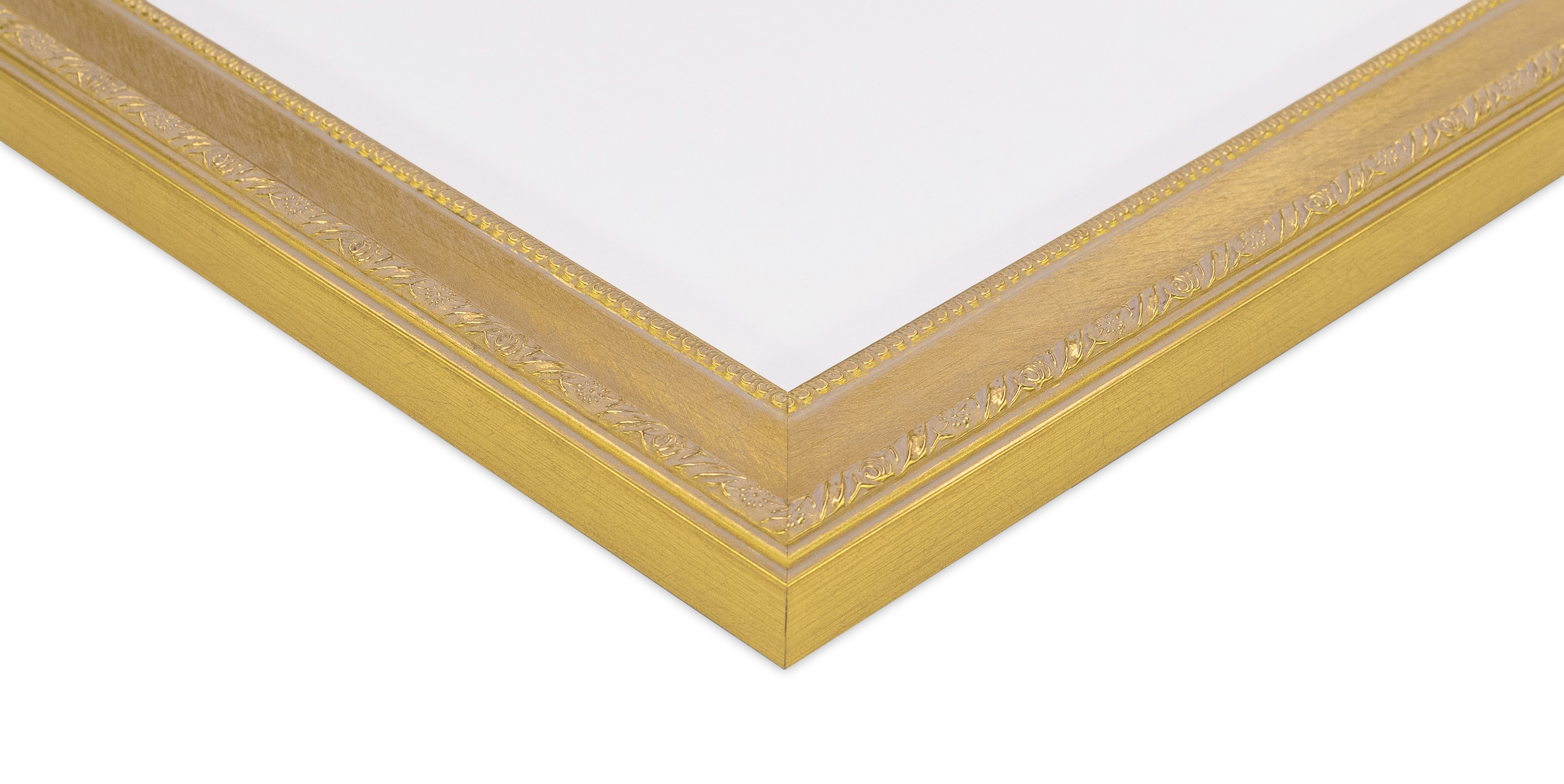 長方形額縁 UVカットアクリル仕様 樹脂製 G8226D 70×35(350×700mm) ゴールド 受注生産品の画像