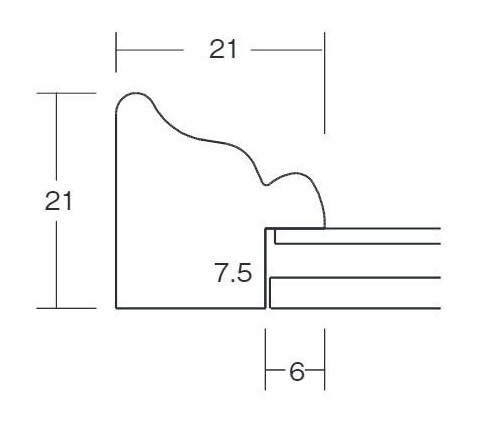 正方形額縁 UVカットアクリル仕様 樹脂製 G8229D 45角(450×450mm) ピンク 受注生産品の画像
