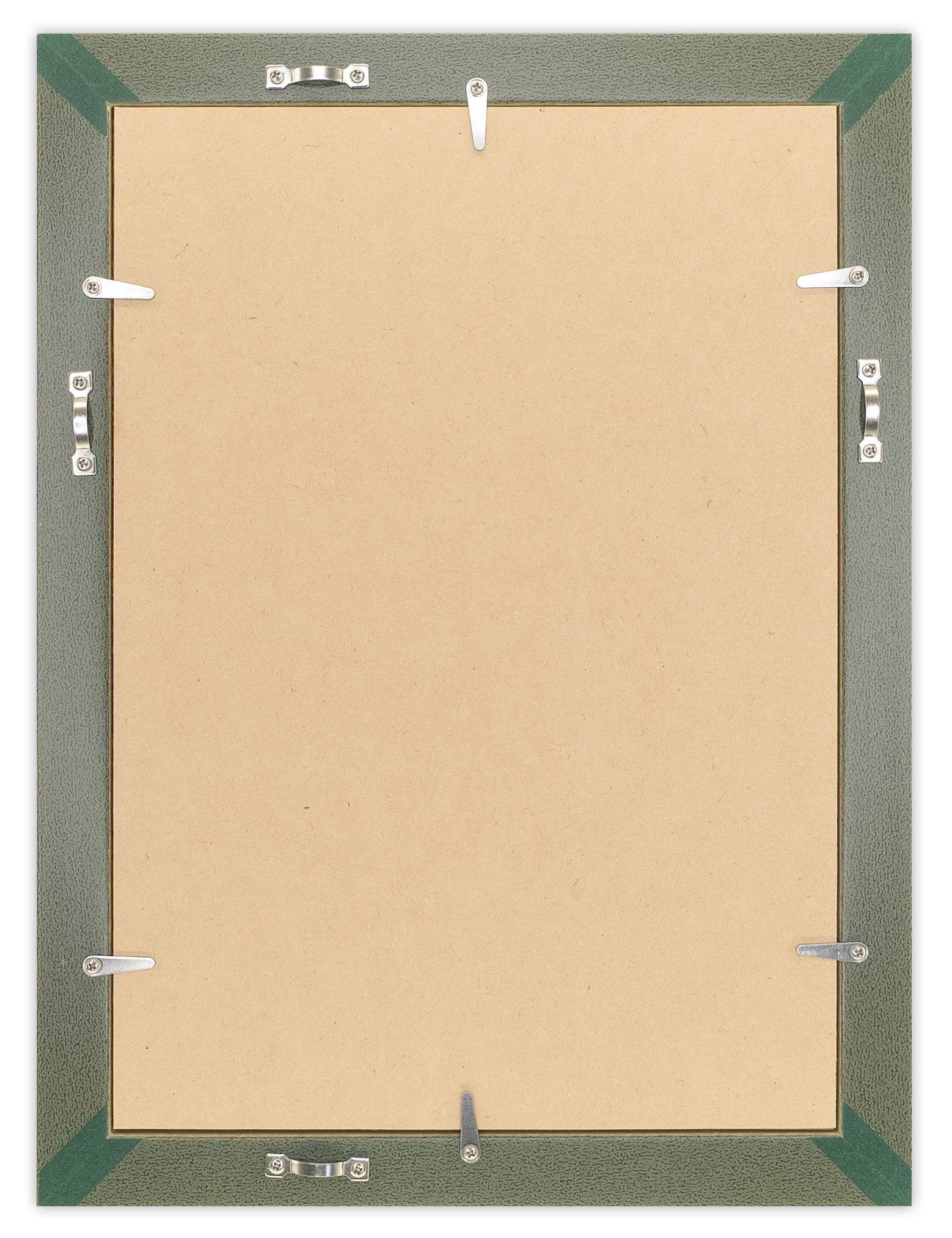 A4用紙額縁 UVカットアクリル仕様 樹脂製 G8237D A4(210×297mm) グリーン 受注生産品の画像