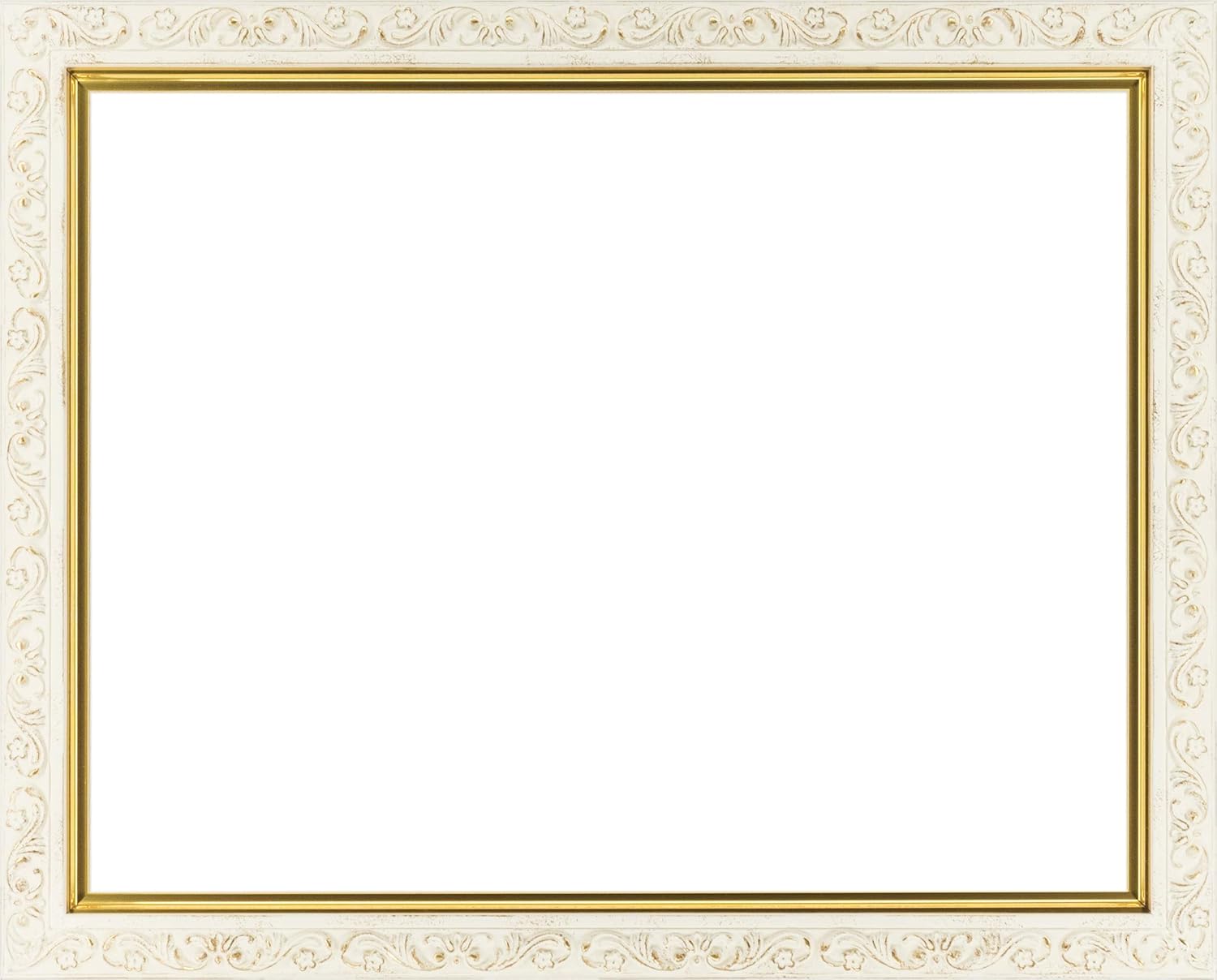Fサイズ油彩用額縁 UVカットアクリル仕様 樹脂製 GD8201 壁用2本針フック付 F0(140×180mm) アイボリー 受注生産品の画像