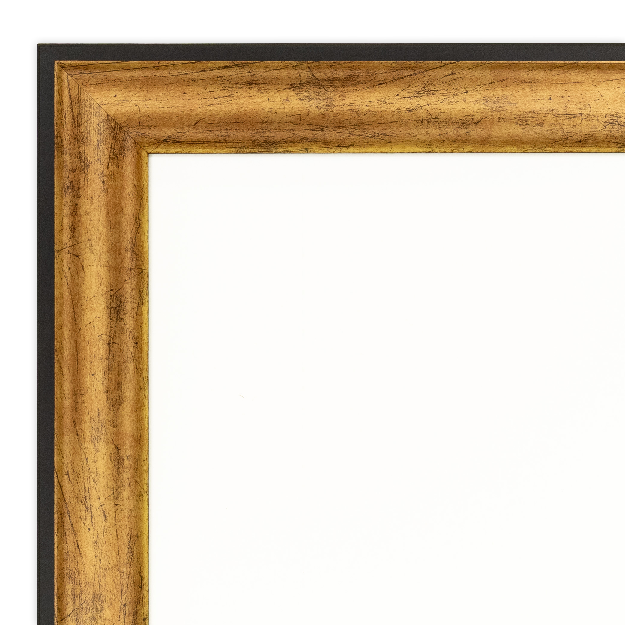 ポスター用フレーム UVカットアクリル仕様 MDF製 G-MDF3500S B2(515×728mm) ダークゴールド 受注生産品の画像