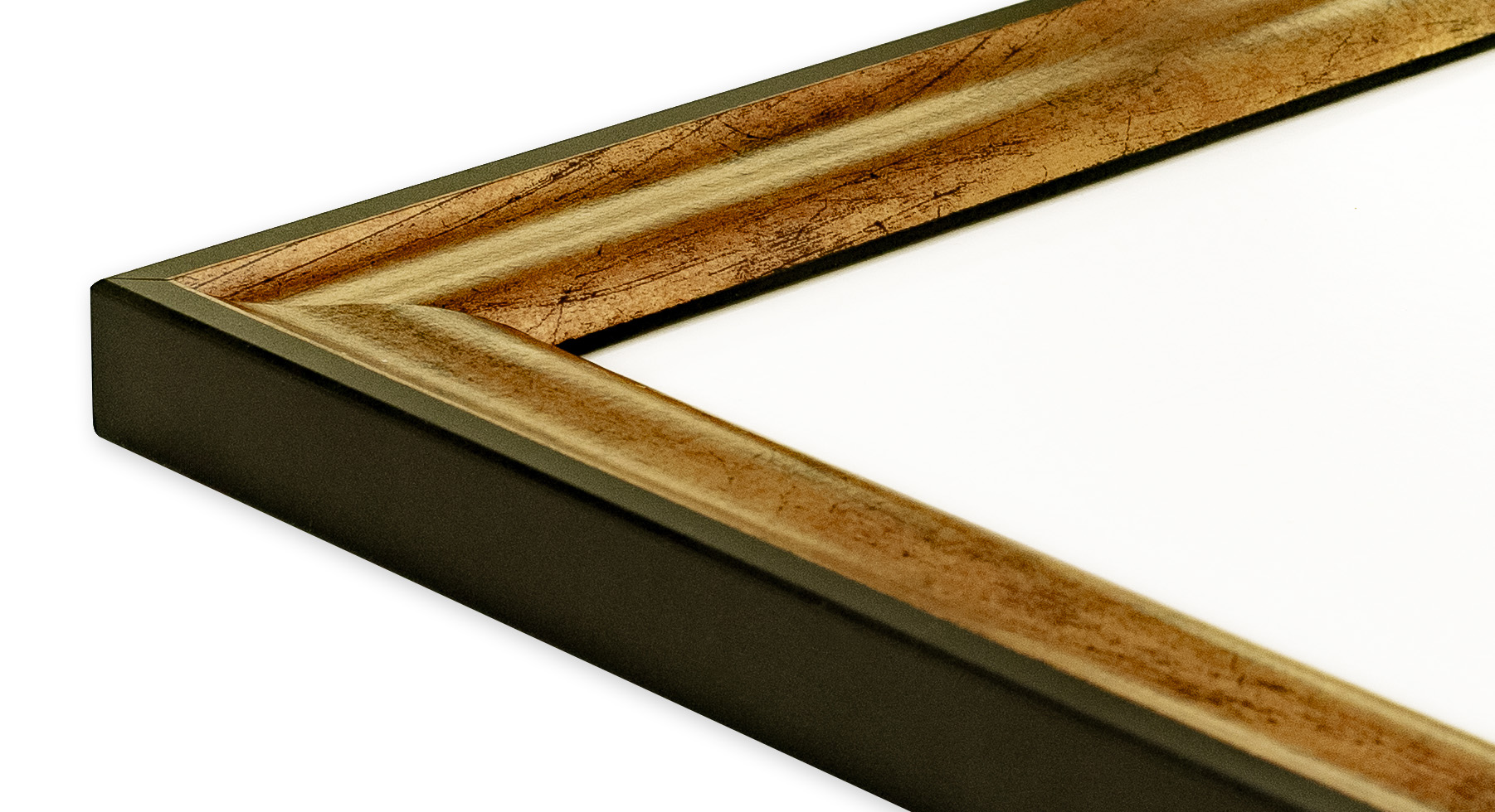 ポスター用フレーム UVカットアクリル仕様 MDF製 G-MDF3500S B2(515×728mm) ダークゴールド 受注生産品の画像