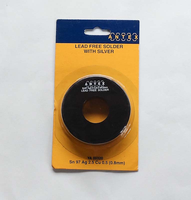 ANTEX製鉛フリーはんだ 銀2.5%入り（Φ約0.8ｍｍ）の画像