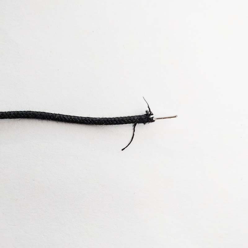 Cloth Replica Wire AWG#22 単線  / 50cmの画像