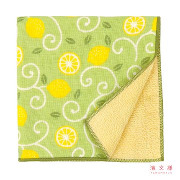 【濱文様】和たおるセミウォッシュ　レモン唐草の画像