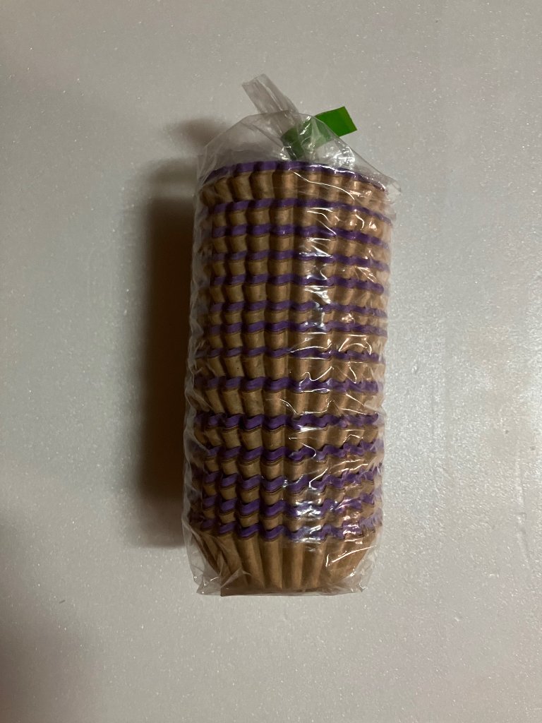 【訳あり　B級品　おかずカップ】PETフィルムケース　ムラサキ7Aの画像