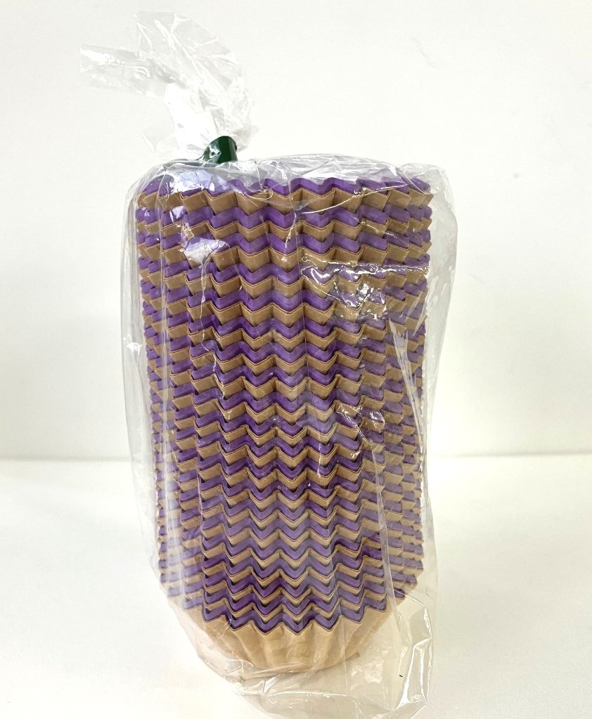 【訳あり　B級品　おかずカップ】PETフィルムケース　ムラサキ6Fの画像