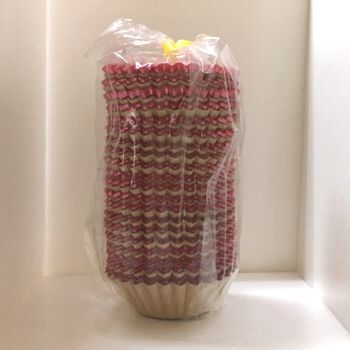 【訳あり　B級品　おかずカップ】PETフィルムケース　雲竜赤7F　　＜参倉＞の画像