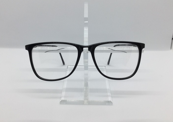 安心のニコン社製レンズ使用【レンズ付きメガネセット】ノーキディング 88501 ブラック画像