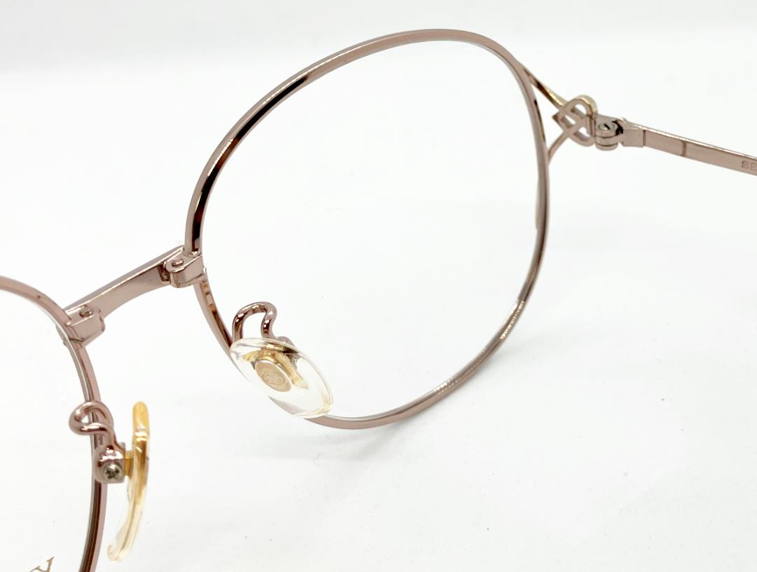 安心のニコン社製レンズ使用【レンズ付きメガネセット】SEIKO VALUE SV5021 ピンクゴールド画像