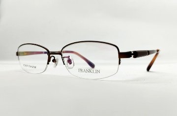 【レンズ付きメガネセット】フランクリン　FR09-0920　（C1）ブラウン／ブラウンマーブル画像