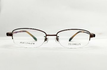 【レンズ付きメガネセット】フランクリン　FR09-0920　（C1）ブラウン／ブラウンマーブル画像