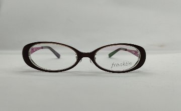 【レンズ付きメガネセット】フランクリン　FR10-007C　（C3）ブラウン/レッド画像