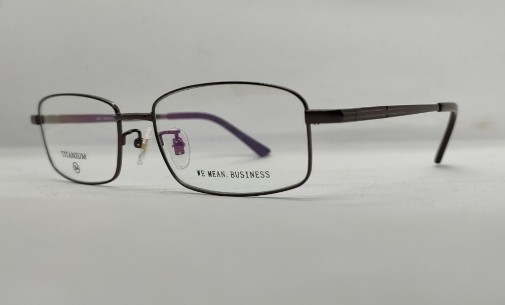 安心のニコン社製レンズ使用【レンズ付きメガネセット】WE MEAN,BUSINESS　WB11-005B ブラウン（Ｃ2）の画像