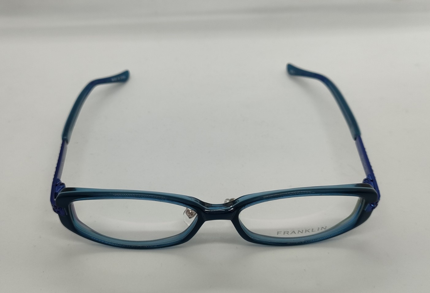 安心のニコン社製レンズ使用【レンズ付きメガネセット】フランクリン　FR10-013A　（C1）ブルー画像