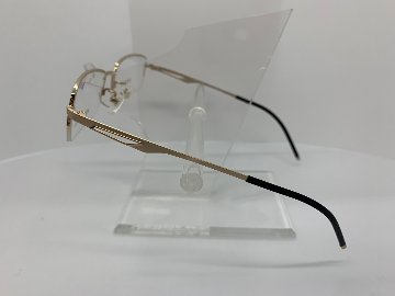 安心のニコン社製レンズ使用【レンズ付きメガネセット】WE MEAN,BUSINESS　WB11-004B ゴールド（C3）の画像