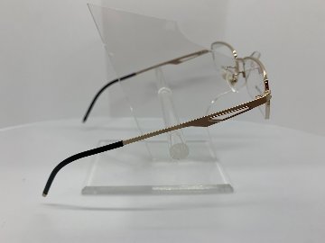 安心のニコン社製レンズ使用【レンズ付きメガネセット】WE MEAN,BUSINESS　WB11-004B ゴールド（C3）の画像