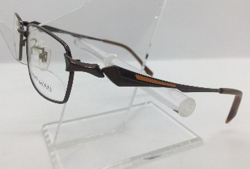 【レンズ付きメガネセット】薄型レンズ【安心のニコン社製レンズ使用】WE MEAN,BUSINESS WB11-001B ブラウン画像
