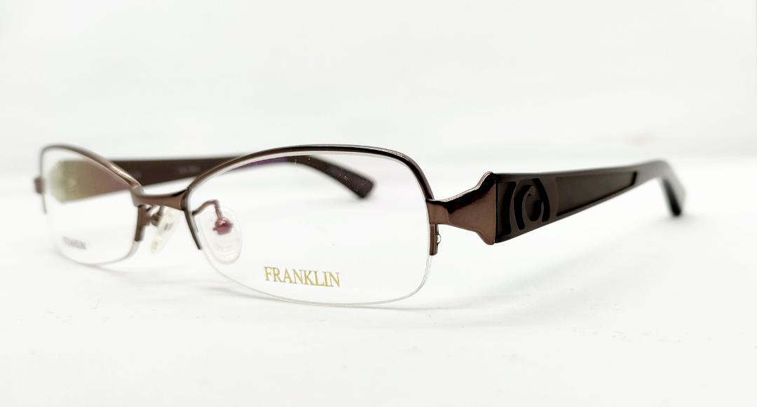 【レンズ付きメガネセット】フランクリン FR-7004 (c1) brown画像