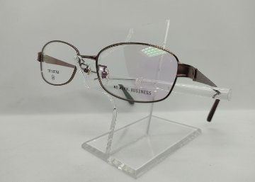 安心のニコン社製レンズ使用【レンズ付きメガネセット】WE MEAN,BUSINESS WB11-009B ブラウンの画像