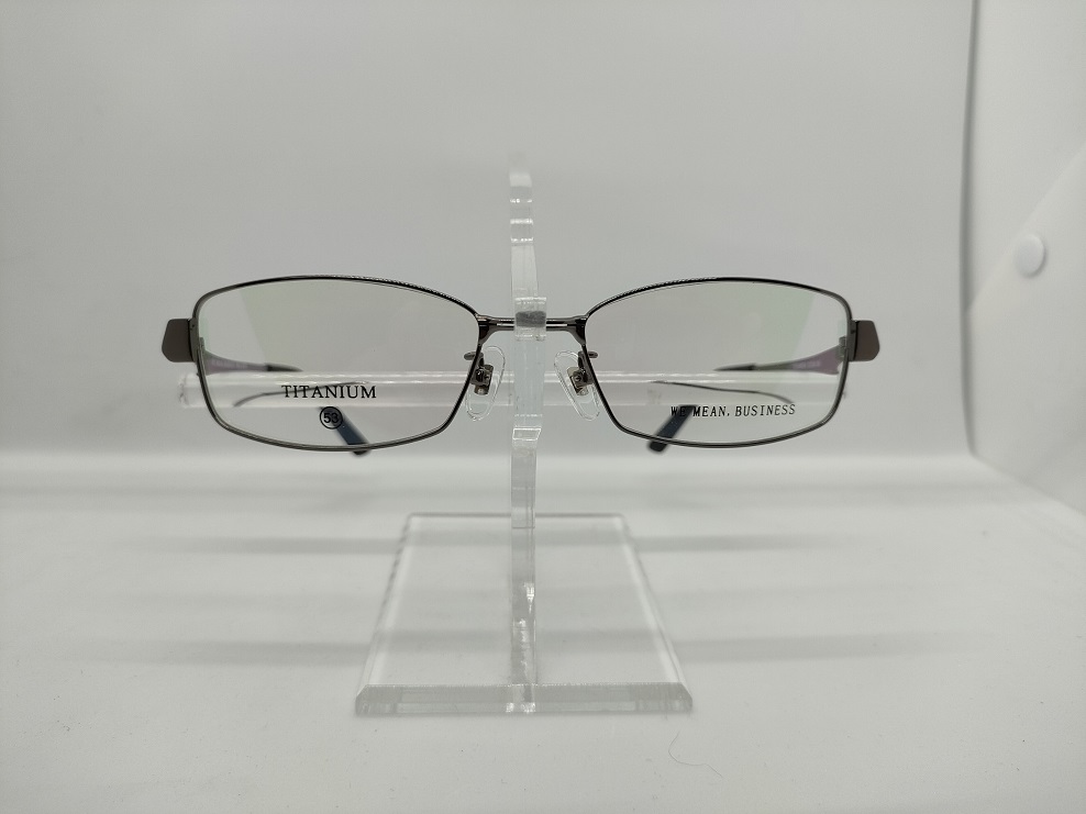 安心のニコン社製レンズ使用【レンズ付きメガネセット】WE MEAN,BUSINESS WB11-003B ガンメタリック（C1）の画像