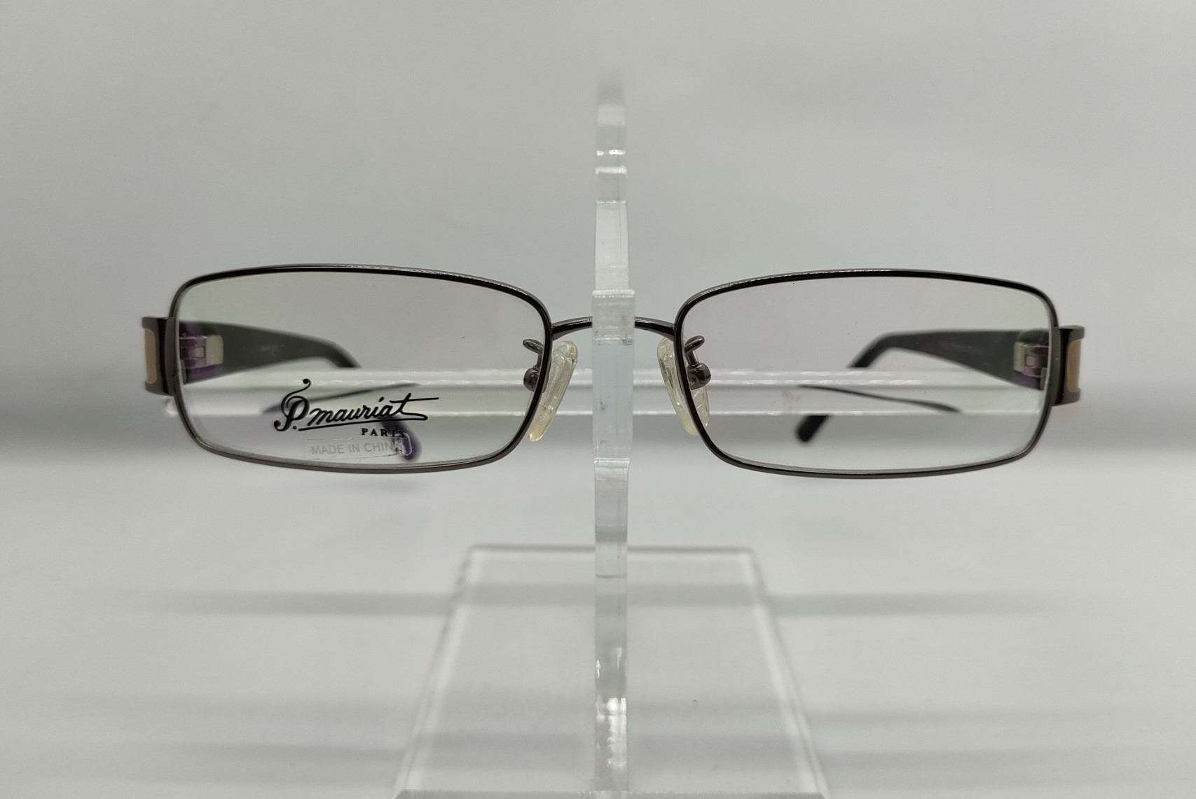 安心のニコン社製レンズ使用【レンズ付きメガネセット】ポールモーリア F2027 (C3) シルバー画像