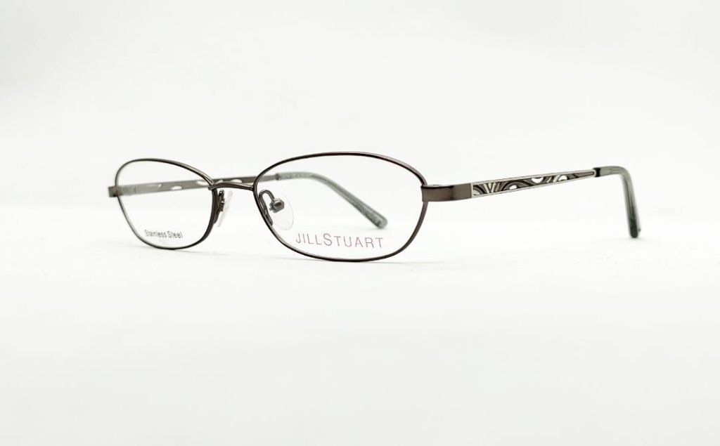 安心のニコン社製レンズ使用【レンズ付きメガネセット】JILL Stuart JS-222 マットシルバーの画像