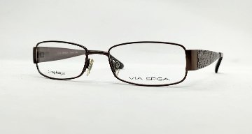 安心のニコン社製レンズ使用【レンズ付きメガネセット】VIA　SPIGA　Caserta580 　カラー：ブロンズ画像