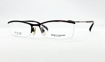 安心のニコン社製レンズ使用【レンズ付きメガネセット】 SENDIAO S-7247 ワイン画像