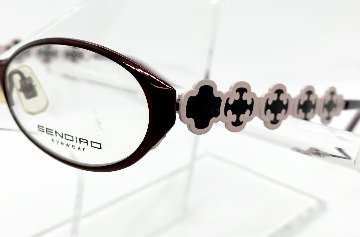 安心のニコン社製レンズ使用【レンズ付きメガネセット】　SENDIAO S-7253 パープル画像