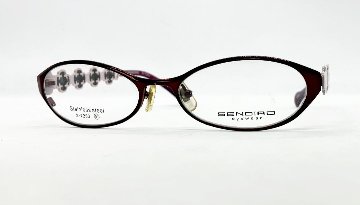 安心のニコン社製レンズ使用【レンズ付きメガネセット】　SENDIAO S-7253 パープル画像
