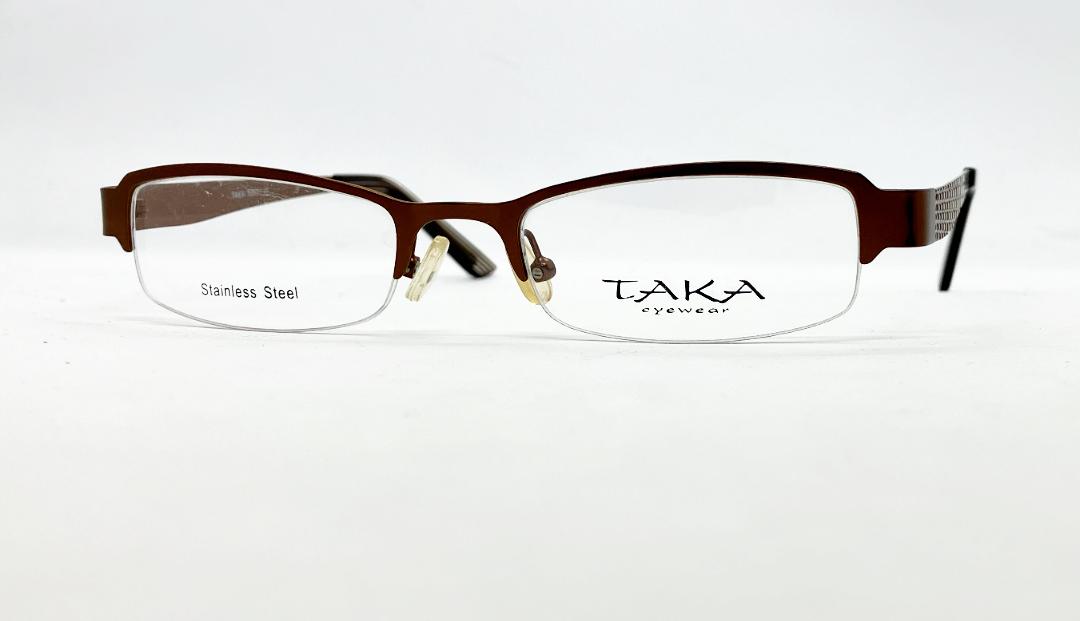 安心のニコン社製レンズ使用【レンズ付きメガネセット】　TAKA　T2631　ブラウン画像