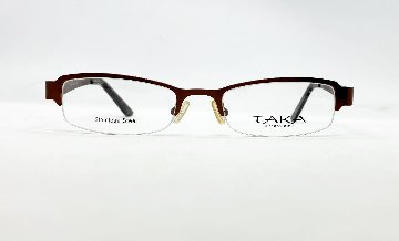 安心のニコン社製レンズ使用【レンズ付きメガネセット】　TAKA　T2631　ブラウン画像